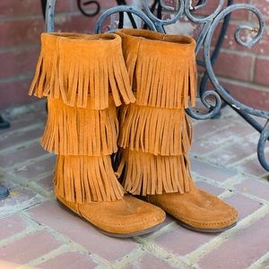 3 Layer Fringe boots